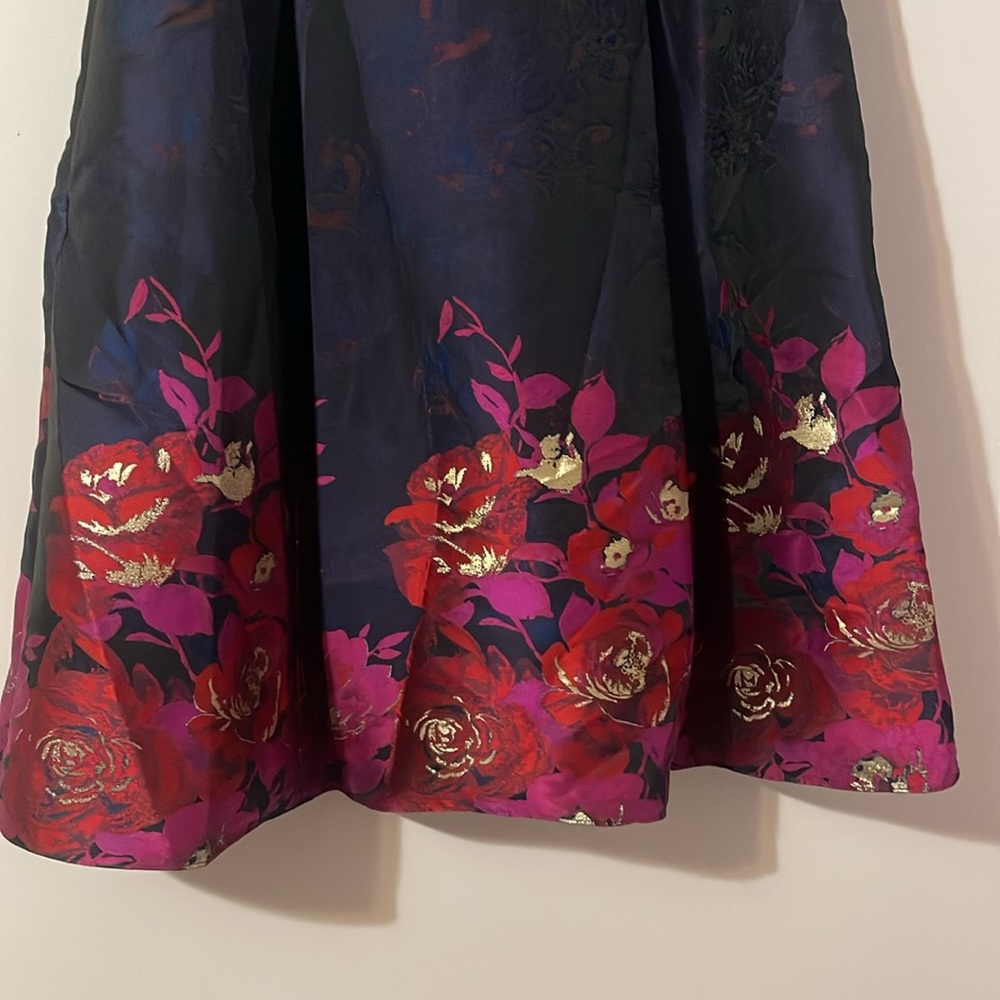 NWT Floral Sleeveless Dress - Navy and Pink - MAKE AN OFFER - CLOSING MY CLOSET. - Picture 6 of 11